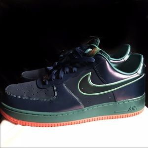 😍🔥 Blue Multi-Colored Nike Air Force 1 😍🔥